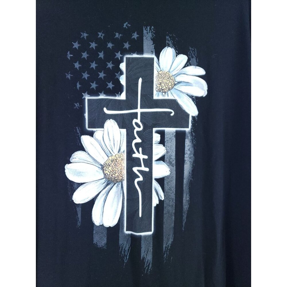 Love In Faith Christian Graphic T-Shirts Womens Size 2X - Set Of 2 - Picture 4 of 11